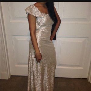 Metallic Formal Gown